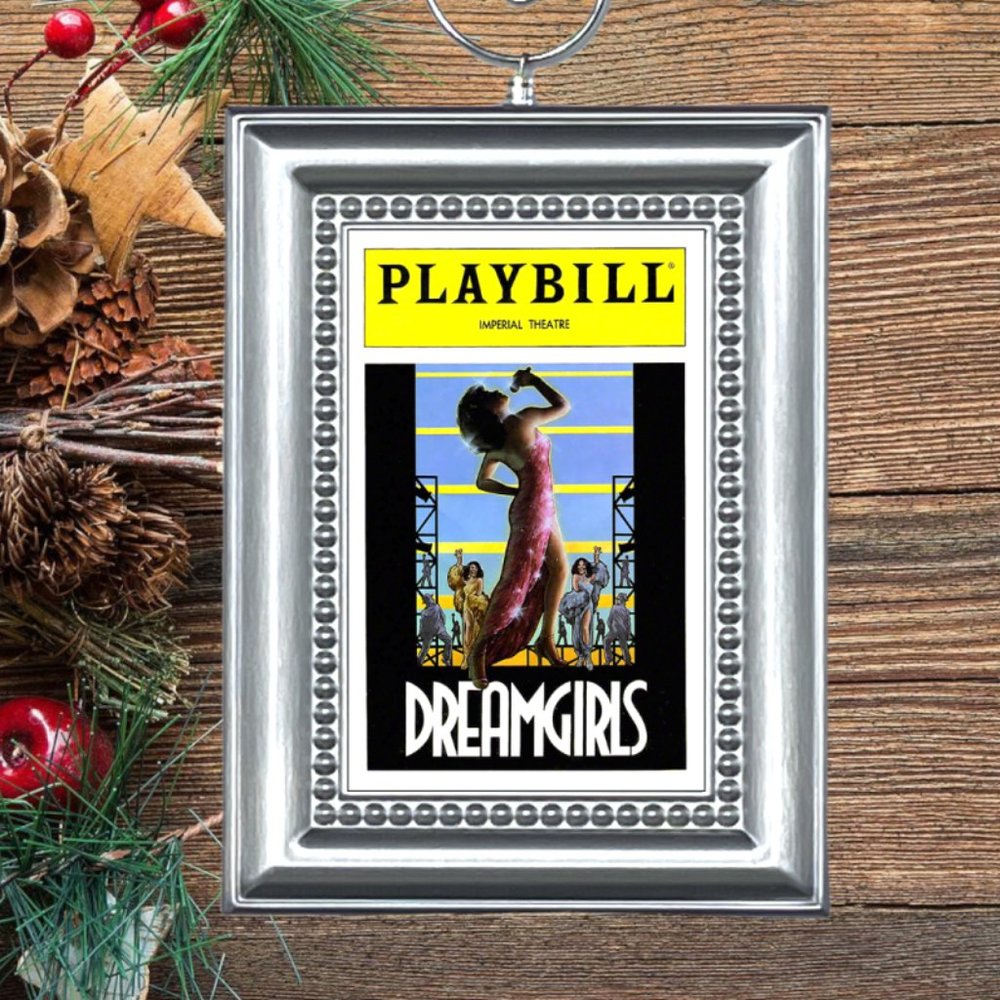 Dreamgirls Broadway Musical Playbill Christmas Tree Ornament